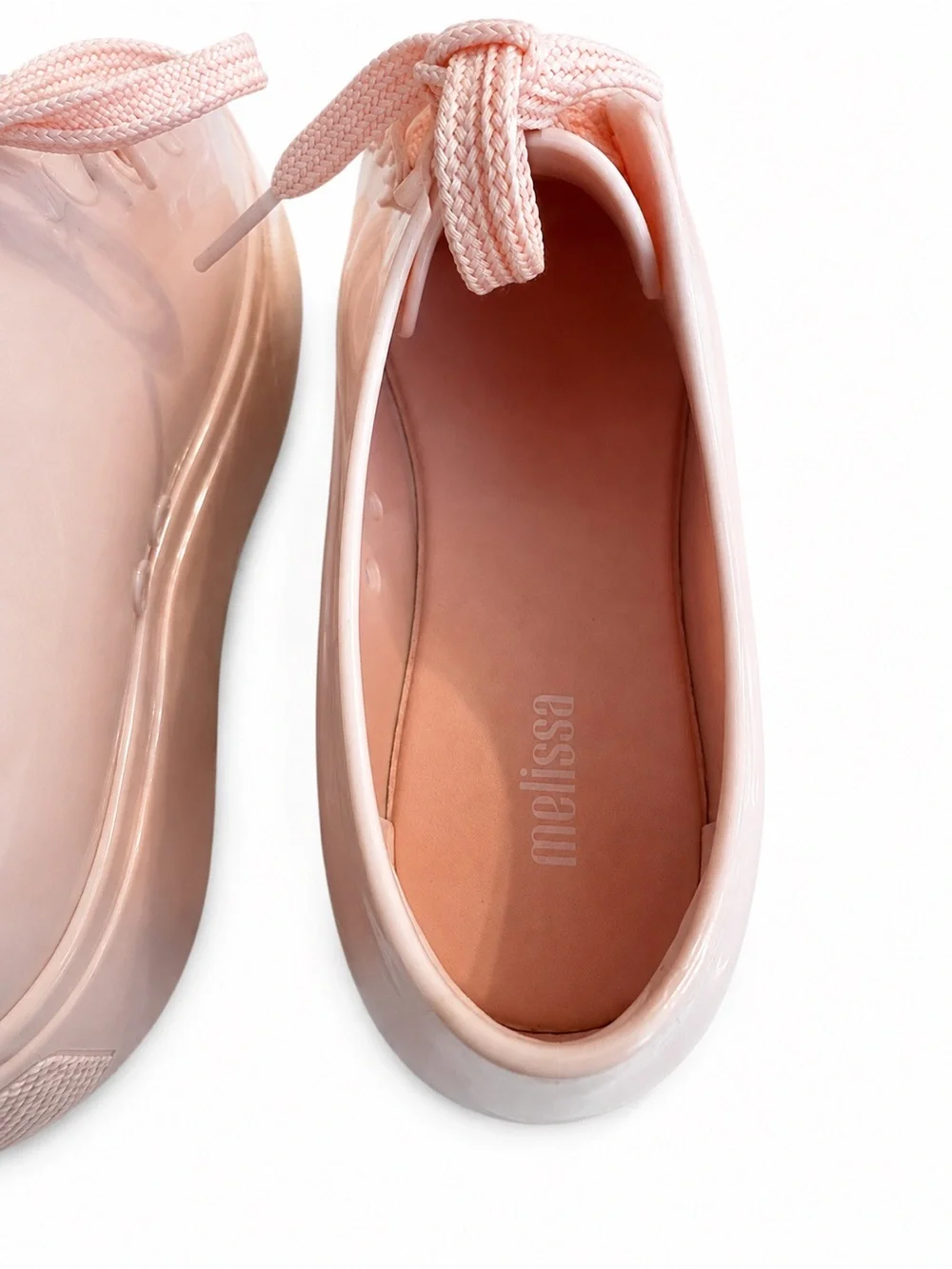 Melissa Rose Pink Jelly Platform Sneakers